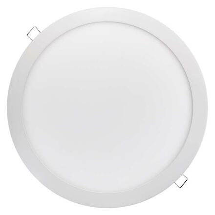 EMOS LED panel 297mm, kruhový vestavný bílý, 24W teplá bílá 1540112410