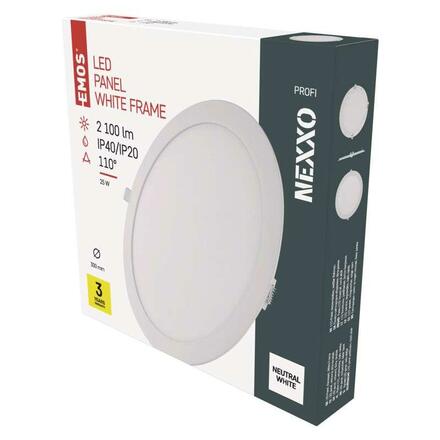 EMOS LED podhledové svítidlo NEXXO bílé, 30 cm, 25 W, neutrální bílá ZD1155