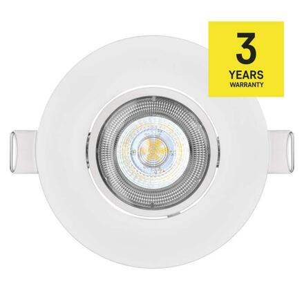 EMOS LED bodové svítidlo Exclusive bílé 5W teplá bílá 1540115510