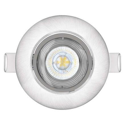 EMOS LED bodové svítidlo Exclusive stříbrné, 5W teplá bílá 1540125510