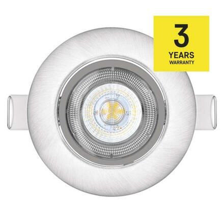 EMOS LED bodové svítidlo Exclusive stříbrné, 5W neutrální bílá 1540125570