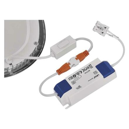 EMOS LED podhledové svítidlo NEXXO stříbrné, 17 cm, 12,5 W, teplá/neutrální bílá ZD1233