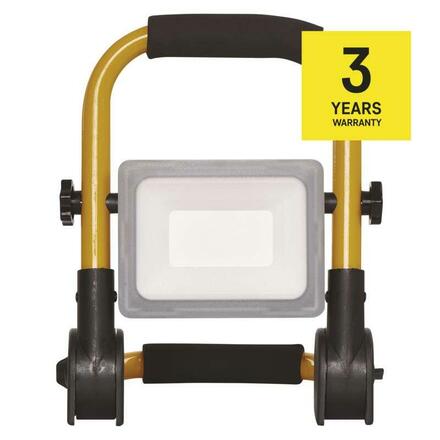 EMOS LED reflektor ILIO přenosný, 21 W, černý/žlutý, neutrální bílá ZS3322