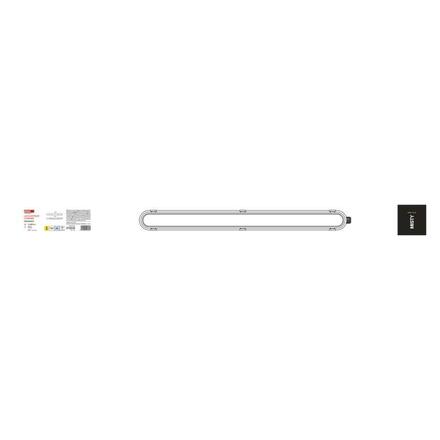 EMOS LED prachotěsné svítidlo MISTY 38W NW, IP66 ZT1521E