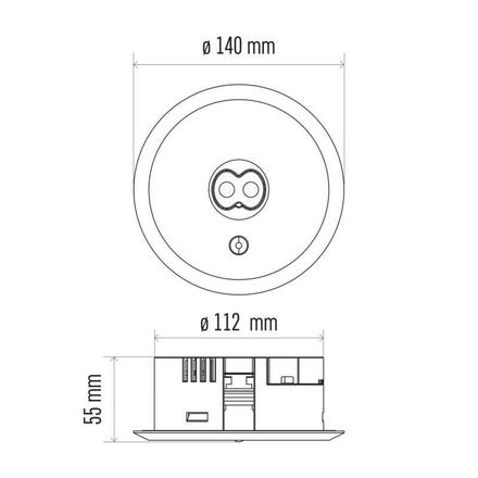 EMOS LED nouzové osvětlení ORSU 3 W, 3 h ZN1310