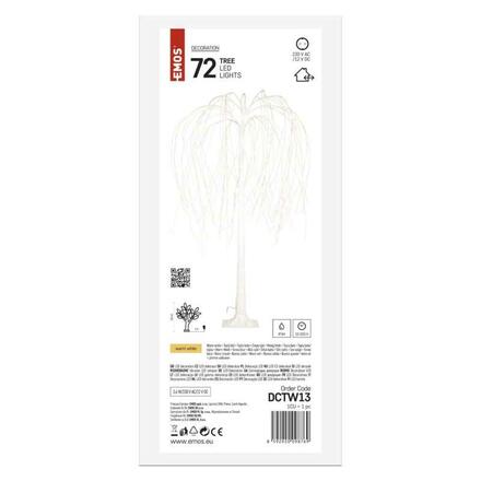 EMOS LED svítící stromek, 120 cm, venkovní i vnitřní, teplá bílá DCTW13