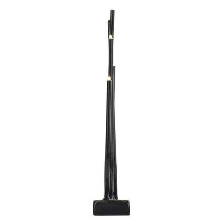 EMOS LED svícen kovový černý, 40 cm, 2x AA, vnitřní, teplá bílá DCAW24