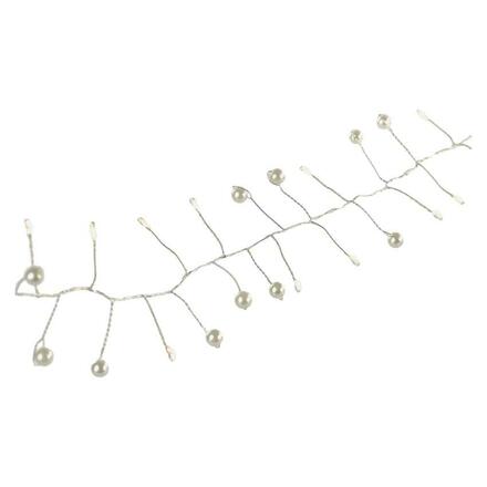EMOS LED girlanda - perly, 1,2 m, 3x AA, vnitřní, teplá bílá, časovač DCGW15