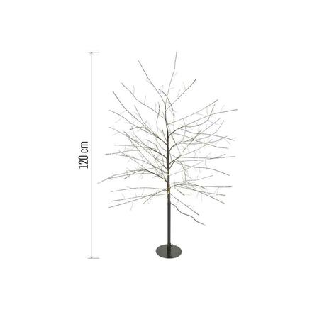 EMOS LED svítící stromek, 120 cm, venkovní i vnitřní, teplá bílá, časovač DCTW30