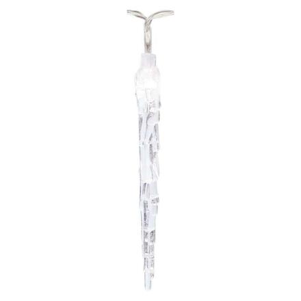 EMOS LED vánoční girlanda – 10x rampouch, 1,35 m, 2x AA, vnitřní, studená bílá, časovač DCGC01