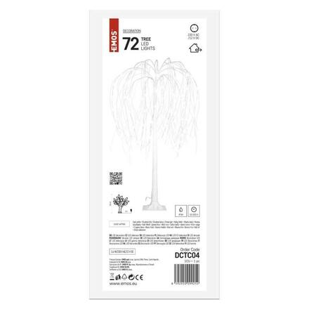 EMOS LED svítící stromek, 120 cm, venkovní i vnitřní, studená bílá DCTC04