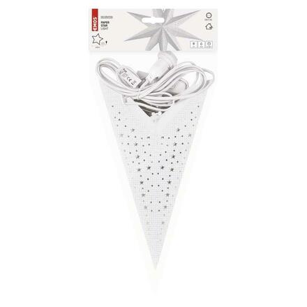 EMOS Vánoční hvězda papírová závěsná, 60 cm, vnitřní DCAZ09