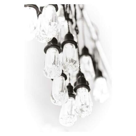 EMOS LED světelný řetěz – 16x párty žárovky čiré, 3,6 m, venkovní i vnitřní, studená bílá DCPW04