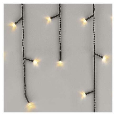EMOS Standard LED spojovací vánoční řetěz – rampouchy, 2,5 m, venkovní, teplá bílá D1CW01