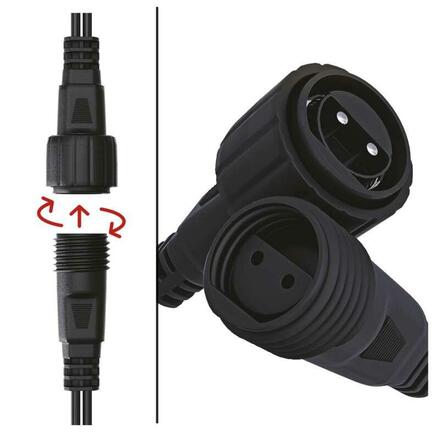 EMOS Standard LED spojovací vánoční řetěz, 5 m, venkovní i vnitřní, multicolor D1AM02
