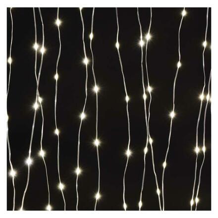 EMOS LED vánoční nano řetěz – záclona, 2,9x2 m, venkovní i vnitřní, teplá bílá, programy D3EW04