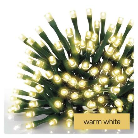 EMOS LED vánoční řetěz, 12 m, venkovní i vnitřní, teplá bílá, časovač D4AW03