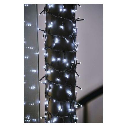 EMOS LED vánoční řetěz – ježek, 12 m, venkovní i vnitřní, studená bílá, časovač D4BC03