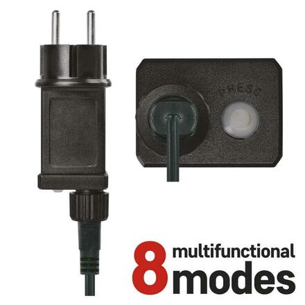EMOS LED vánoční řetěz, 18 m, venkovní i vnitřní, multicolor, programy D4AM09