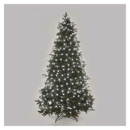 EMOS LED vánoční cherry řetěz - kuličky, 48 m, venkovní i vnitřní, studená bílá, programy, časovač D5AC25