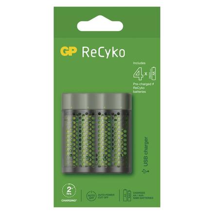 EMOS Nabíječka baterií GP Speed M451 + 4× AA ReCyko 2700 B53457