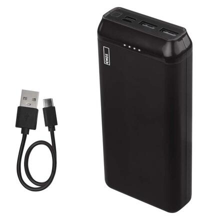 EMOS Powerbanka EMOS Alpha2 20, 20000 mAh, 10 W, černá B0527B