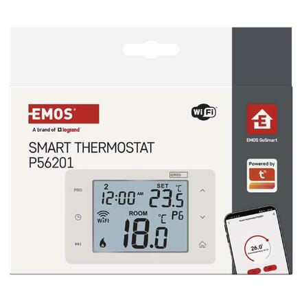 EMOS Pokojový programovatelný drátový WiFi GoSmart termostat P56201 P56201