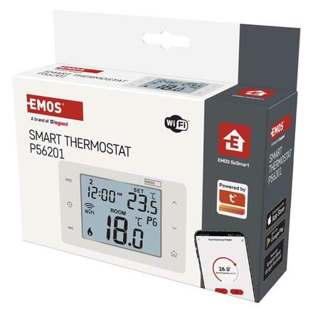 EMOS Pokojový programovatelný drátový WiFi GoSmart termostat P56201 P56201