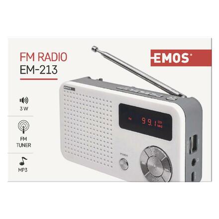 EMOS Rádio s mp3 EM-213 2618002600