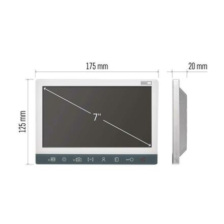 EMOS Monitor videotelefonu EM-10AHD 7&quot; LCD H3015