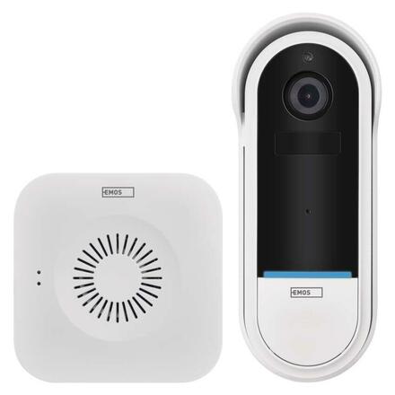 EMOS GoSmart Domovní bezdrátový bateriový videozvonek IP-15S s Wi-Fi H4032