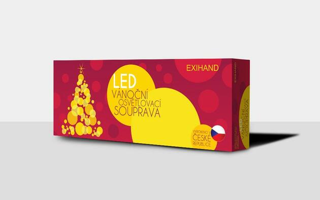 Exihand Souprava Felicia LED FILAMENT čirá SV-16, 16 žárovek FILAMENT 14V/0,2W 162013.FIL