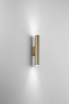 Nástěnné svítidlo Lord zlatý kov/hliník, 2 x GU10, 25 W, 5,5 x 9 x 35 cm