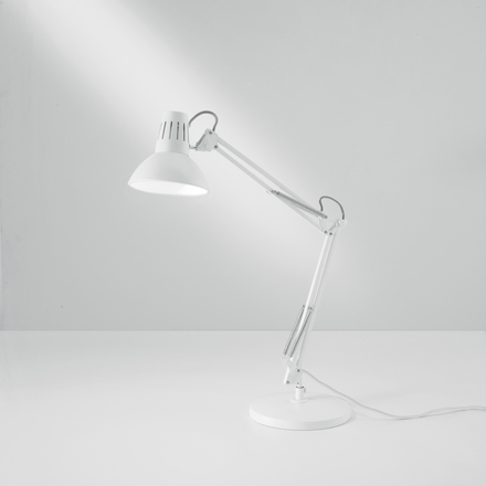 Stolní lampa Artifex, 1xE27, 73,8 x 23, bílá, kov