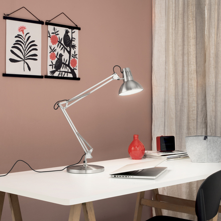 Stolní lampa Artifex, 1xE27, 73,8 x 23, nikl, kov