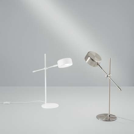 Stolní lampa EIFFEL, 1xE14, 59,5 x42, bílá, kov