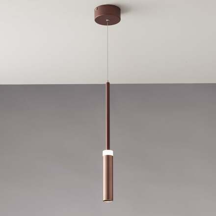 Závěsné LED svítidlo CANDLE bronz, 7 W, 720 lm, 4000 K, 140x4 cm