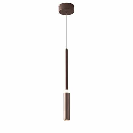 Závěsné LED svítidlo CANDLE bronz, 7 W, 720 lm, 4000 K, 140x4 cm