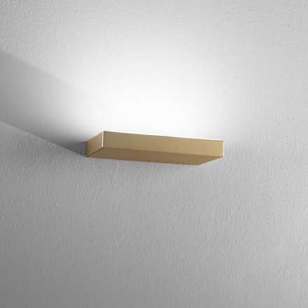 Nástěnné LED svítidlo EIDOS zlatá, 20/30/40 W, 5440 lm, CCT, 24x15x3,5 cm