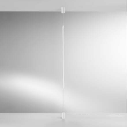 Závěsná lampa PIANTANA LED GRAVITY bílá, 15 W, 1728 lm, CCT, 6x400 cm