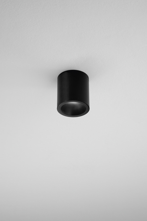 Stropní LED svítidlo Manor (kulaté, černé) 7 W, 820 lm, CCT 3000 / 4200 / 6500 K, pr. 9x10 cm