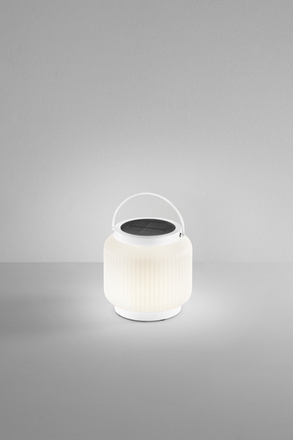 Solární dobíjecí LED lampa Robin (bílá), 1,2 W, 3000 K, stmívatelná, IP54