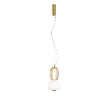 Závěsné svítidlo LED TOTEM zlatá 18 W 2000 lm 3000 K 17x196,5 cm