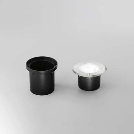 Pochozí venkovní svítidlo LED WALK nikl INOX 8 W 930 lm 3000 K IP67 11x7,78 cm