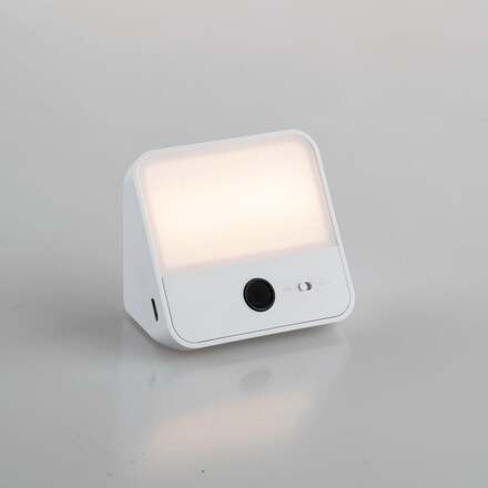 Nabíjecí podlinkové LED svítidlo LEDBAT, bílý polykarbonát, LED 1,25 W, 100 lm, 3000 K, stmívatelné, s IR senzorem