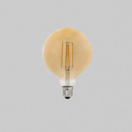 FARO LED žárovka GLOBE filament AMBER E27 5W 2200K DIM