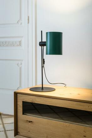 FARO GUADALUPE černá/zelená stolní lampa