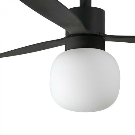 FARO AMELIA L BALL LED stropní ventilátor, černá