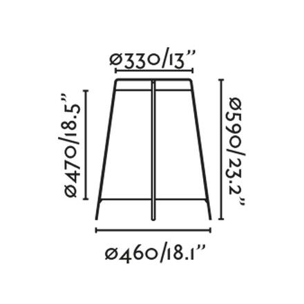 FARO AKANE zelená stojací lampa