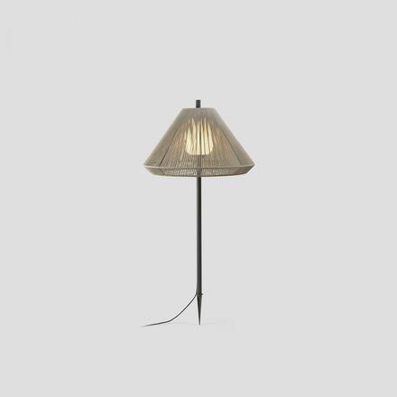 FARO SAIGON OUT C70 lampa se zápichem, šedá/béžová 1M